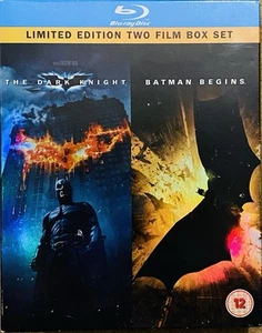 Batman Blu-ray Limited Edition 2 Film Box Set Batman Begins Dark Knight - Bild 1 von 9
