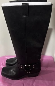 Universal Thread Women's Black Oakley Harness Boots with Memory Foam Insole NWT - Picture 1 of 2