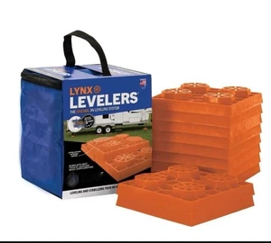 Lynx Levelers RV Leveling Blocks with Nylon Storage Case, 10 pack of Levelers - Bild 1 von 7