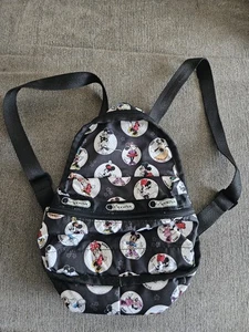 Vintage Disney Minnie Mouse LeSportSac Ltd. Ed. Borsa zaino Disneyland RARA🩷🎀 - Foto 1 di 11