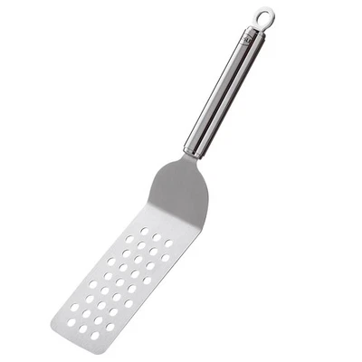Rosle Stainless Steel Perforated Angled Spatula, 12.6-inch - Image 1 of 3