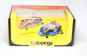 Corgi 46 Super Karts In Scatola Originale - Quasi Come Nuovo Vintage Scarso - Foto 1 di 8