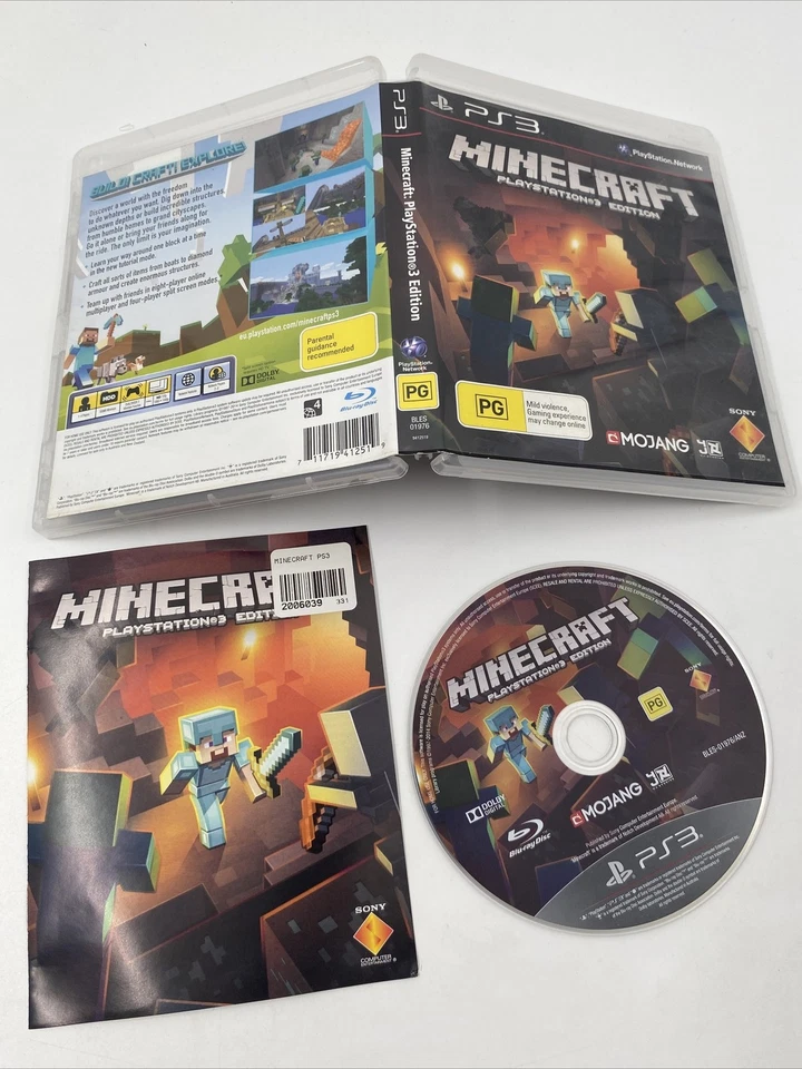 PS3 - Minecraft - Playstation 3 Game Complete With Manual (Region 4) - Image 1 of 1
