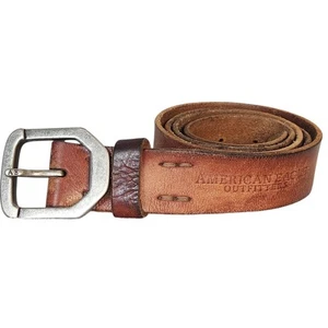 Vintage American Eagle Herren verwitterter Leder Gürtel Gr. 42 braun Western Cowboy - Bild 1 von 22