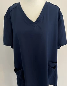 Medcouture Insight Damen Scrub Top 3XL Navy Blau - Bild 1 von 2