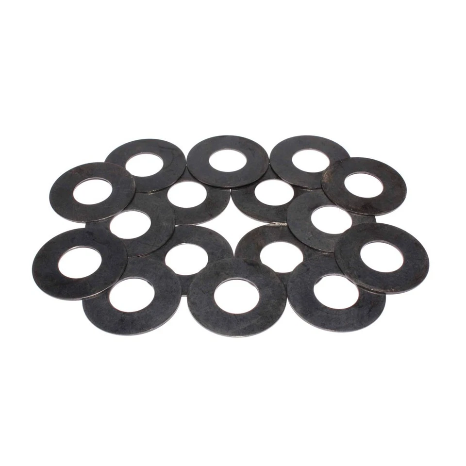 COMP Cams Valve Spring Shim Set 4737-16; .015 x 1.437 x .645 in. Steel, 16pcs - Image 1 of 1
