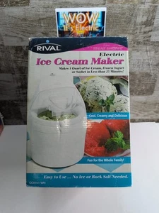 Electric Ice Cream Maker Frozen Yogurt/ SORBET Maker, Rival 1 Quart MOTOR ONLY! - Picture 1 of 9