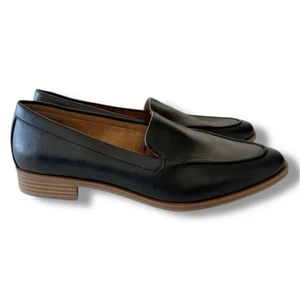 Mocasines Aerosoles Everest para mujer talla 10 zapatos de imitación de cuero negro punta puntiaguda - Imagen 1 de 13