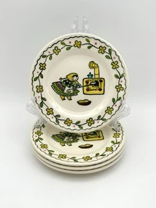 Poppytrail Metlox Happy Time - Brot & Butter Teller 6 1/2", 4er Set - Bild 1 von 4