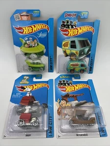 🔥HOT WHEELS MYSTERY MACHINE SCOOBY DOO, JETSONS, SNOOPY, FLINTSTONES 👀 - Picture 1 of 3