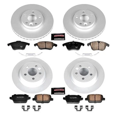 PowerStop CRK5610 Brake Kit For Volvo S80 2007-2008 Front Rear - Imagem 1 de 4