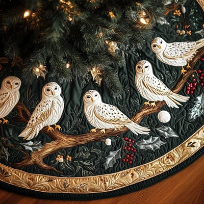 Winter Watch Christmas Quilted Tree Skirt - Image 1 of 4