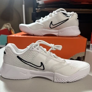 NikeCourt Lite 4 Blanco Negro Mujer Talla:9, (FD6575-100) - Imagen 1 de 5