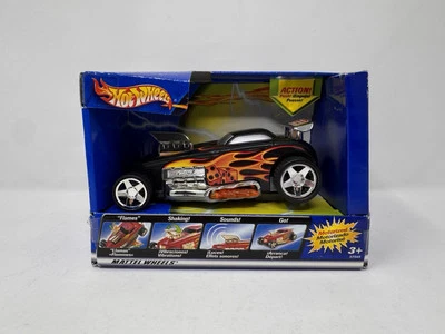 Hot Wheels 2002 Flame Thrower Motorized Dragster Racer #57545 NIB - Image 1 of 4