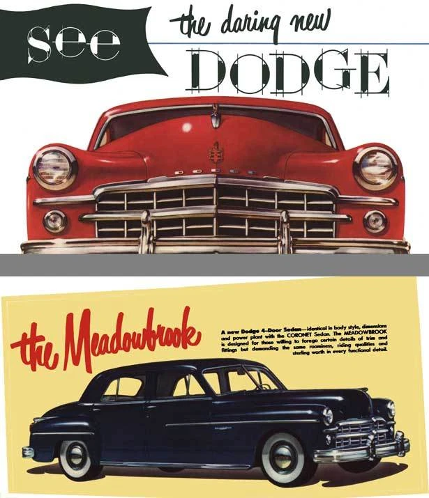 Dodge 1949 - See the Daring nuevo Dodge - Cornet, Meadowbrook, Wayfarer Foto 1 de 1