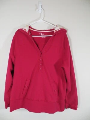 Sudadera con capucha rosa talla grande V Sport by Venezia para mujer talla 14/16 Foto 1 de 4