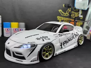 π 1/10 Pandem Toyota GR Supra Rocket Bunny & Working Headlight - Brand New π - Picture 1 of 8
