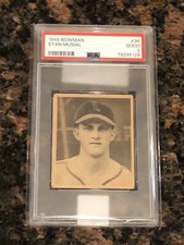 1948 Bowman Stan Musial #36 Baseball Card PSA 2