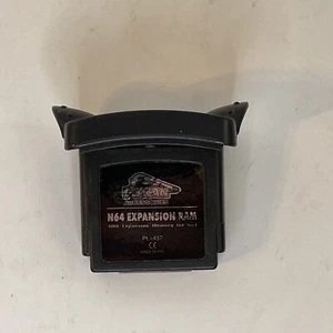 N64 Black Pelican Expansion Ram Pak Memory Pack For Nintendo 64 Good Shape - Picture 1 of 1