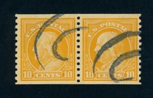 drbobstamps US Scott #497 Used VF Pair Stamps Cat $57 - Picture 1 of 2