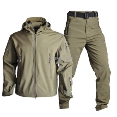 2022 Jacket + Pants Paintball Camo Tactical Jacket Cargo Pants Set - Image 1 of 4