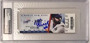 Yasiel Puig Los Angeles Dodgers 6/3/13 1st Game Debut Ticket PSA/DNA Slabbed - Picture 1 of 1
