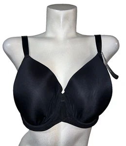 New Felina Paramour Black Marvelous Side Smoother Contour Bra Size 40DDD (F) - Picture 1 of 7