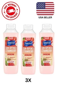 ( Lot Of 3 ) Suave Sun-Ripened Strawberry Energizing Conditioner 22.5 Fl Oz  - Picture 1 of 1