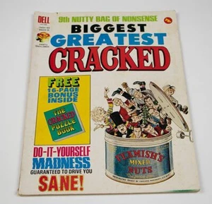 CRACKED MAGAZINE 9th BIGGEST GREATEST 1973 ISSUE VINTAGE COMIC - Imagen 1 de 1
