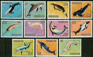 COOK ISLANDS– 1984 – SEA MAMMALS – VF** - Picture 1 of 1