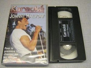 JOHNNY HALLYDAY K7 VIDEO ORIGINALE KARAOKE - Bild 1 von 1