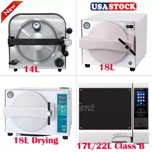 Esterilizador de vapor autoclave dental 18L 22L secado clase B esterilizador con impresora - Imagen 1 de 40