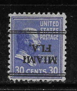Florida Precancels - Miami 241 - 30c Prexie Inverted DLE - Picture 1 of 1