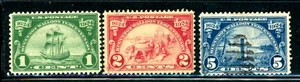 US Scott # 614 - 616 - gebraucht - CV = 18,25 $ (30-C251) - Bild 1 von 2