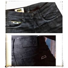 BATMAN x Naked & Famous Denim Limited Edition Black Grey Jeans Men's Size 28