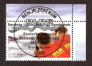 [1628]Germany 2003, Carimbo do dia, Goma original,  German Life Rescue Guard - Picture 1 of 1