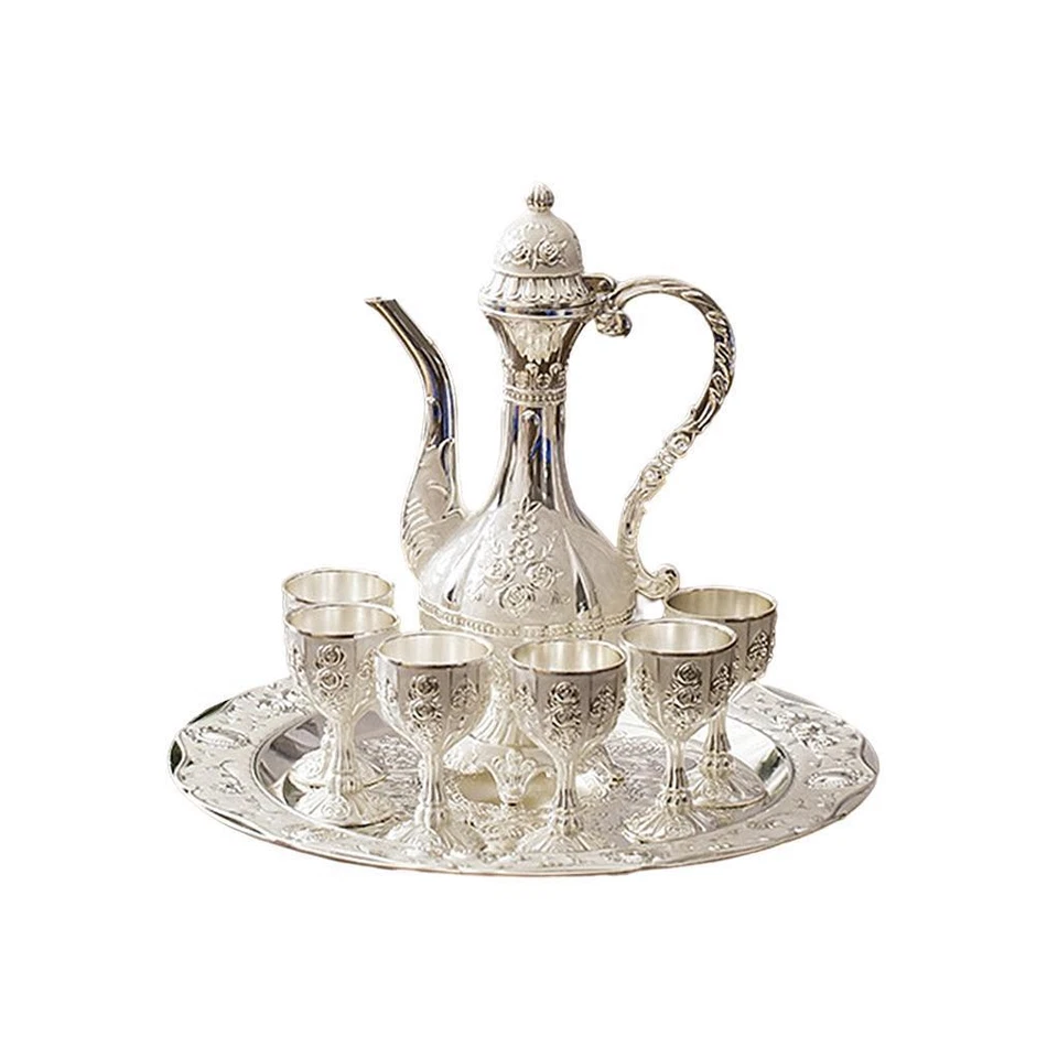 Stile europeo Liquore di Vino Set In Lega di Zinco Decorativa Dispenser - Immagine 1 di 1