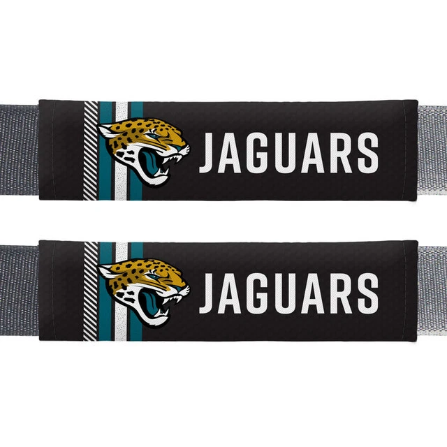 Мягкие чехлы на ремни безопасности для командного футбола NFL Jacksonville Jaguars (2 в упаковке) - Изображение 1 из 1