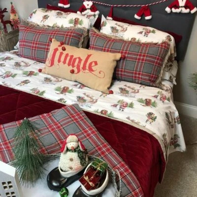 NUEVA Funda de Almohada Pottery Barn Imitación Piel Nottingham Gris Beige Navidad Nueva con Etiquetas Foto 1 de 4