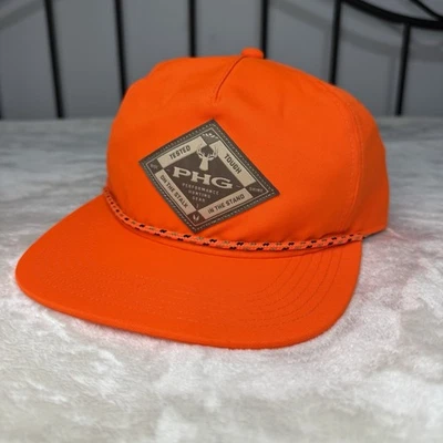 Columbia PHG Men’s Adjustable SnapBack Hat One Size Orange Hunting Outdoors Cap - Image 1 of 4