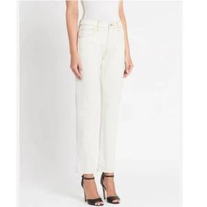 FRAME Le Slouch Low Rise Straight Jeans Ecru Women’s Size 30 NWT - Picture 1 of 8