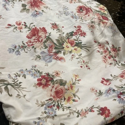 Sábana bajera vintage Ralph Lauren floral doble. ¡Nuevo sin etiquetas! Foto 1 de 4