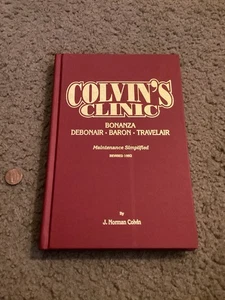 Vtg COLVIN’s CLINIC BONANZA DEBONAIR BARON BY COLVIN SIGNED Revised 1992 - Picture 1 of 10