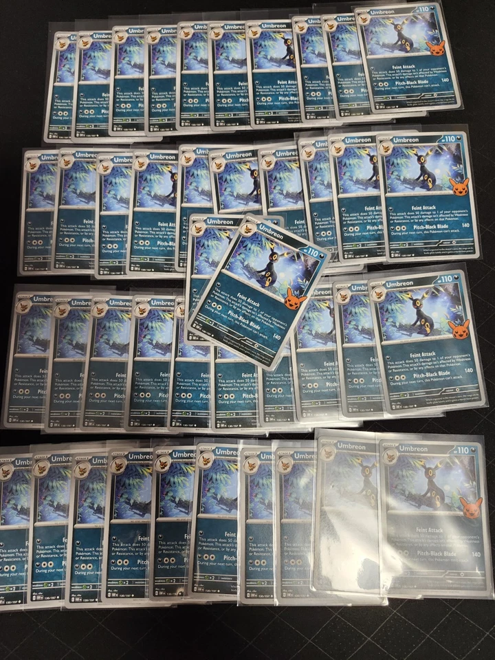 Pokémon TCG Umbreon Obsidian Flames Scarlet & Violet 130/197 Trick Or Trade 2024 - Image 1 of 1
