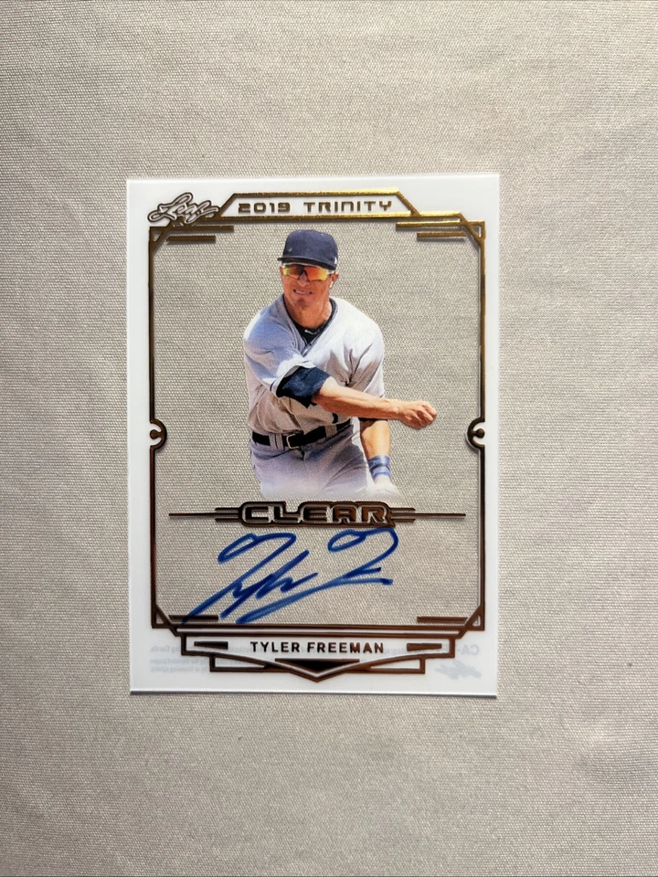 2019 Leaf Trinity - Clear Autographs Tyler Freeman #CA-TF1 (AU, RC) - Image 1 of 1
