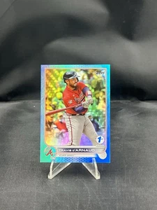 2022 Topps Series 1 1st Edition Travis D'Arnaud Blue Foil /5 #4 BRAVES - Picture 1 of 2