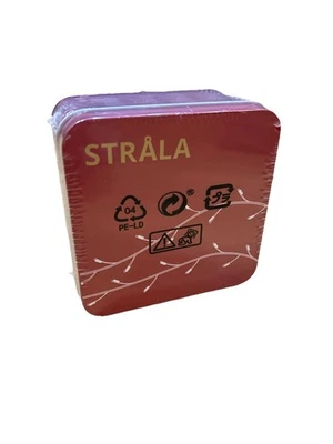 Cadena LED IKea STRALA 200 Luces Con Fuente de Alimentación, Decoración Navidad, Nuevo Foto 1 de 4