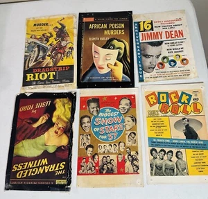 Postales vintage de películas/libros de gran tamaño - Imagen 1 de 3
