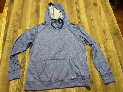 Sudadera con Capucha Avia, Para Mujer Talla XL, Azul, Pullover, Cordón, Bolsillo Foto 1 de 4