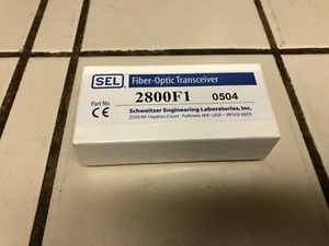 SEL SCHWEITZER Fiber Optic Transceiver SEL-2800- F1 Eia-232 0504 New Sealed Box. - Picture 1 of 4